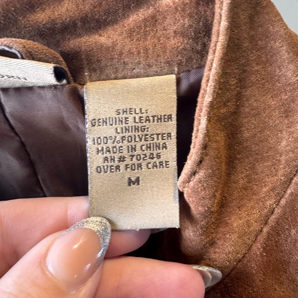 Ruff Hewn Tan Jacket with Embroidery - Picture 3 of 3